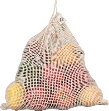 ORGANIC MESH DRAWSTRING BAG LARGE - #8803